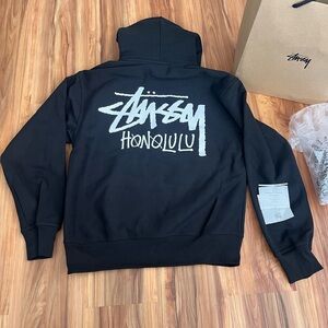 Stussy Honolulu Chapter Hoodie - Black Size Small M L or XL Receipt included bag